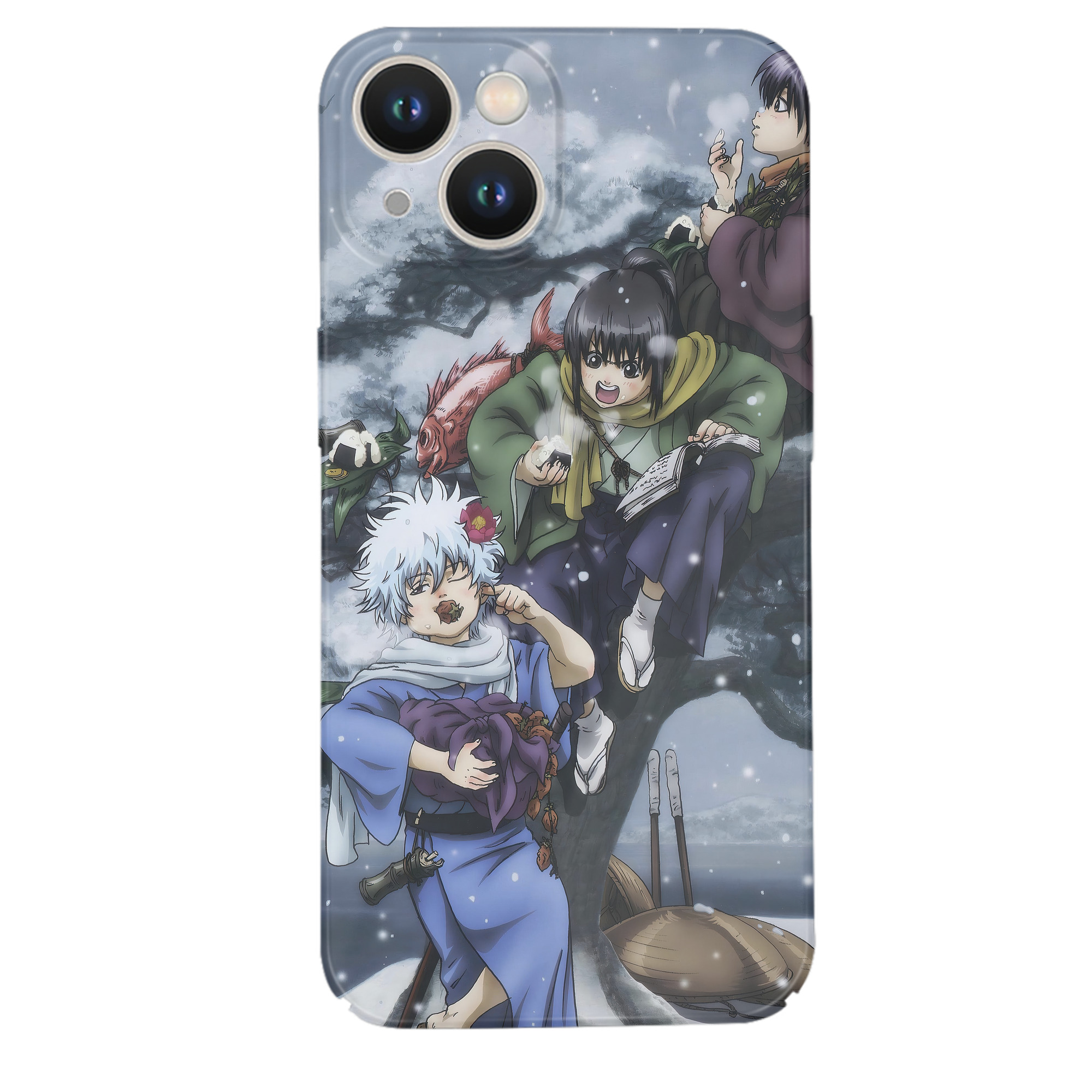 （画像用） ぎんたま 坂田銀時（さかたぎんとき） 神楽 志村新八（しむら しんぱち） GINTAMA Sakata Gintoki Kagura Shimura Shinpachi 【iPhone 14シリーズ対応】ハードケース